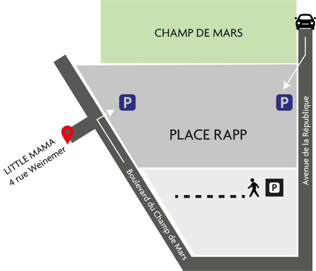 Apartmán Little Mama 80 Meters From Public Parking Rapp Colmar Exteriér fotografie